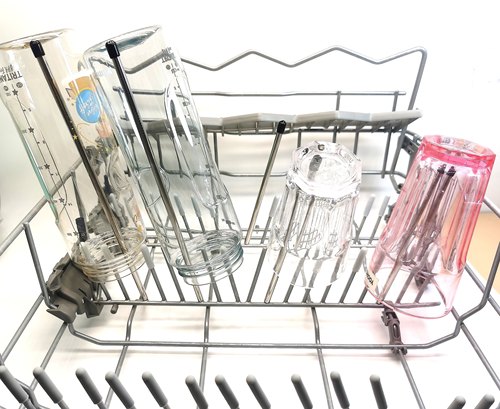 DEDEYA苏打水瓶洗碗机沥水支架不锈钢延伸架机沥水器高瓶长瓶支架