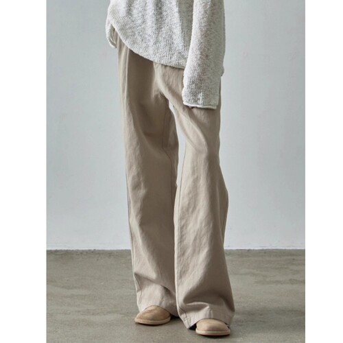 休闲裤女阔腿宽松直筒长裤脚地裤