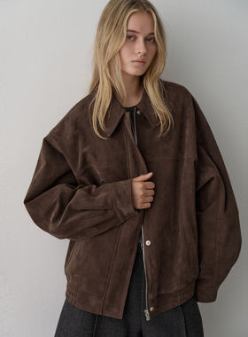 Facade pattern夹克外套女春秋冬藤姐同款高级感宽松立领拉链上衣