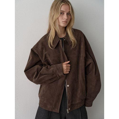 夹克外套女藤姐同款立领拉链上衣