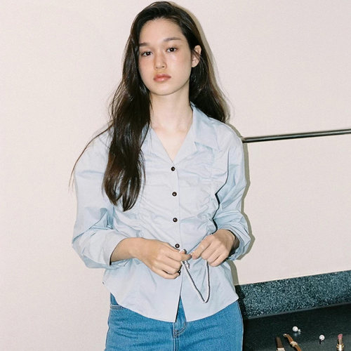 nothingwritten长袖衬衫上衣