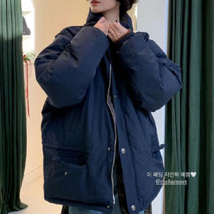 Facade pattern羽绒服女冬季新款韩拉链白鹅绒外套羽绒衣上衣