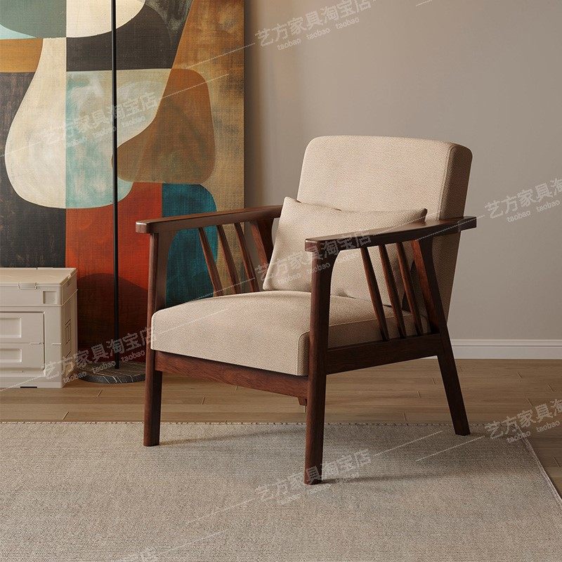 阳台休闲椅子轻奢高级感小户型躺椅艺术感单人沙发椅设计师单人椅