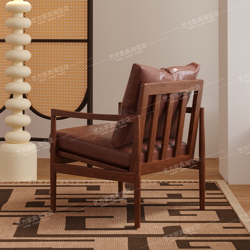 客厅单人沙发椅轻奢高级感