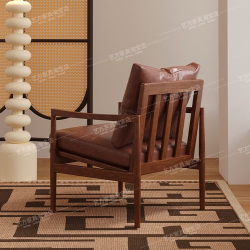 客厅单人沙发椅轻奢高级感