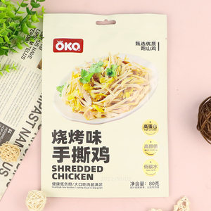 OKQ80g烧烤味手撕鸡袋装