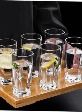 glass set: use 6 juice beer glasses, milk drinking cups,