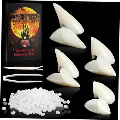 1 Pair Halloween Vampire Teeth Fangs Dentures Prop Party Cos