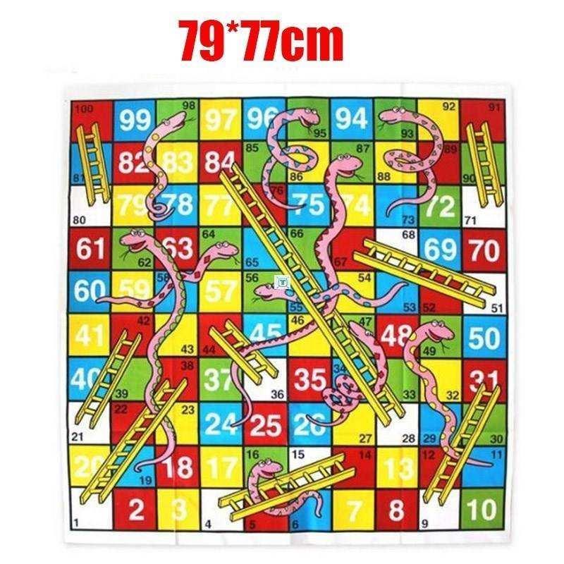 Kids Ludo Snakes and Ladders Board Games for Children Large