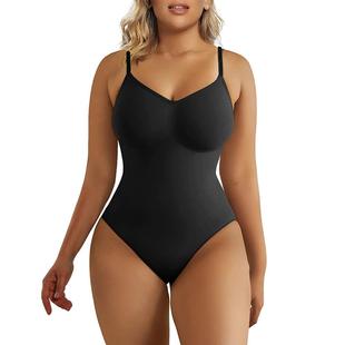 Bodysuit for Women Tummy Control Shapewear 无缝连体塑身衣薄