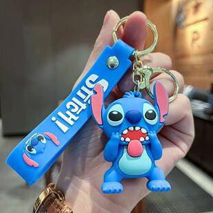 Cartoon Anime Keychain Mouse Lilo & Stitch Keyring Key Ch