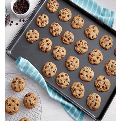 13.5x10 Non-stick Baking Tray Cookie Sheet不粘长方深烤盘特厚