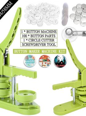 Badge Pin Button Maker Machine DIY 25/32/37/44/58MM Badges S