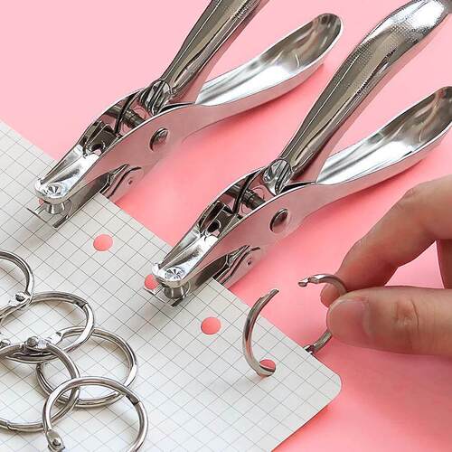 Puncher Round Single Hole Punch Student Multi-functional Hol