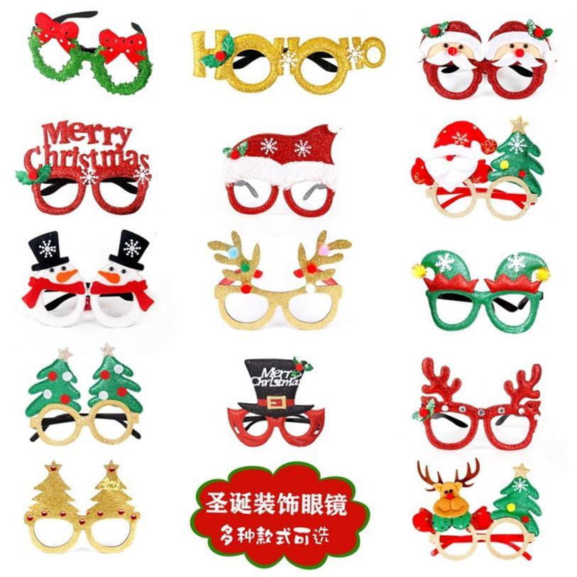 Christmas decorative glasses for Christmas gifts圣诞装饰眼镜