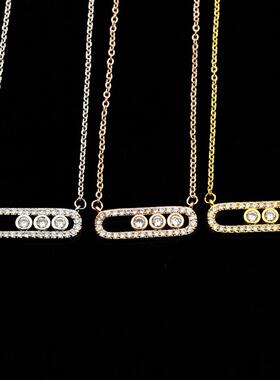 Arab Style Crystal Bead Pendant Necklace For Women Dainty We