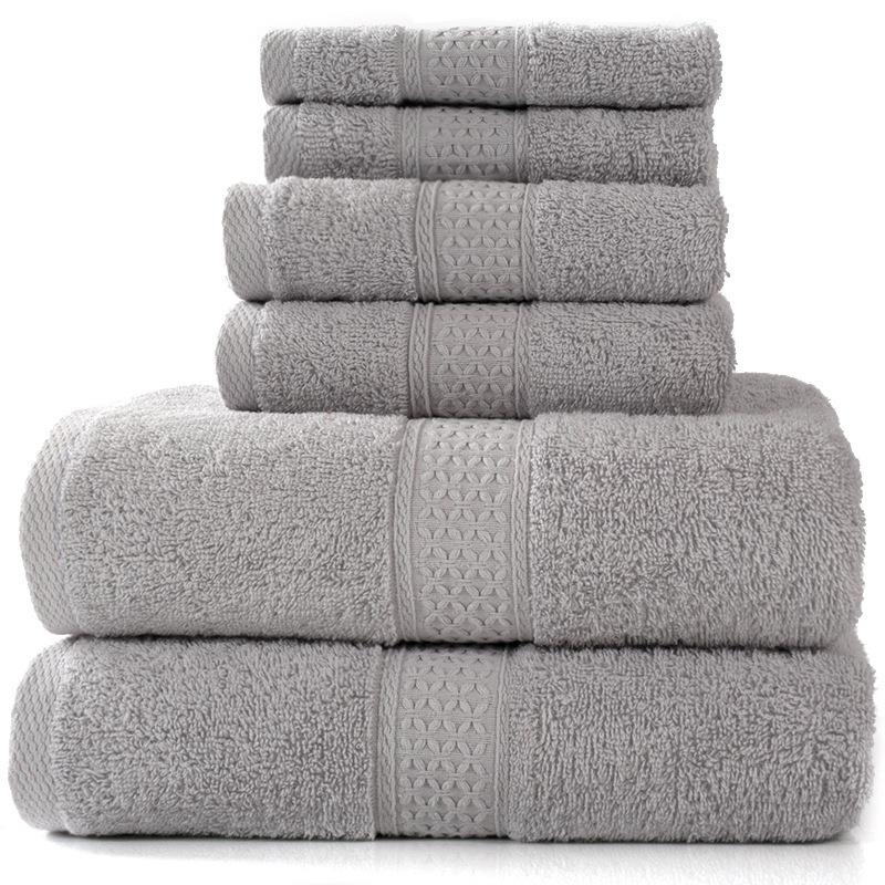 纯棉毛巾浴巾三件套 Bath Towel Set Cotton 3pcs Towels blanket
