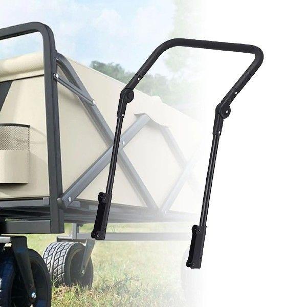 Folding Wagon Push Handle Garden Cart Handle Easy