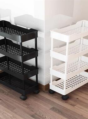 Kitchen storage rack bathroom Shelf Trolley iron shelves