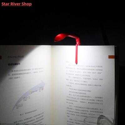 Book Light Book Reading Lamp Clip-on Book Lights Foldi