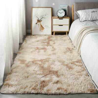 Carpet, bedroom bed blanket Nordic plush floor mat,cushion