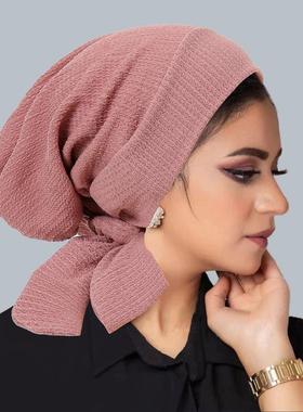 musslilm cap hejab turban hijeb lady scarfhat
