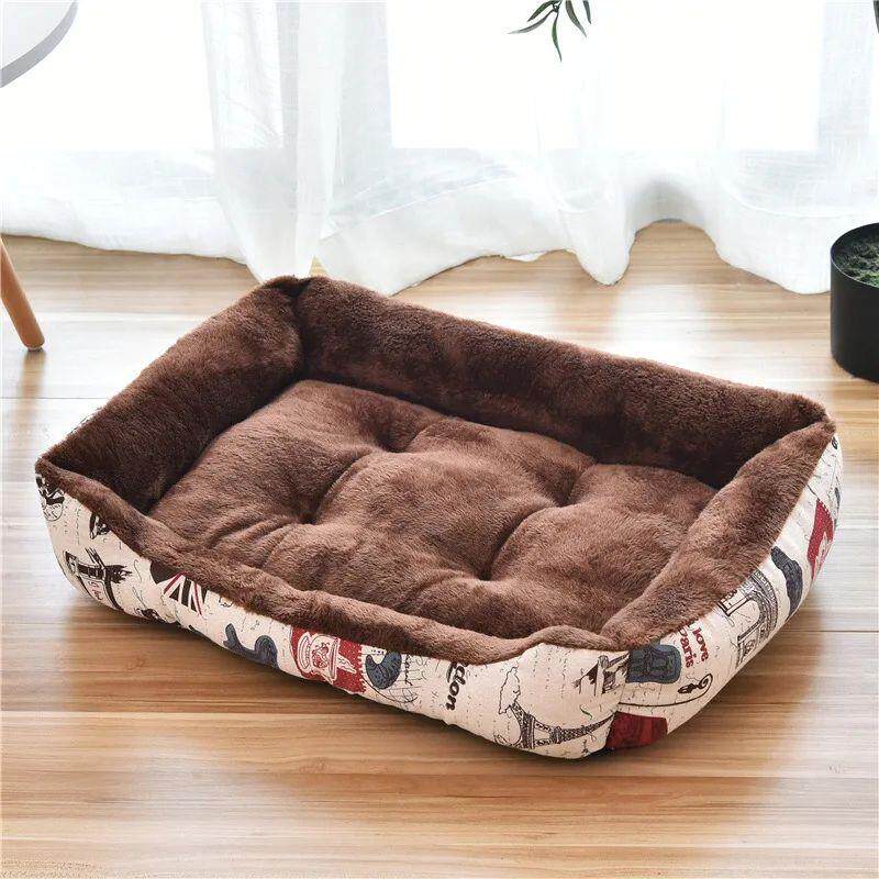 Pet Dog Bed Puppy Cushion Kennel For Cat Puppy Plus Size Sof