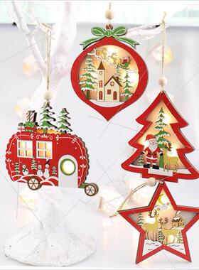 Glowing Christmas Tree Star pendant Christmas tree decoratio