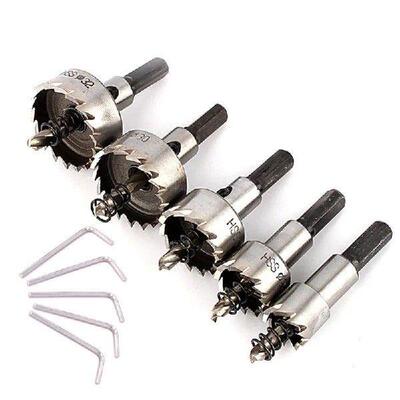 5Pcs 16-30mm Stainless Steel Tapper Set Reaming Steel Iron