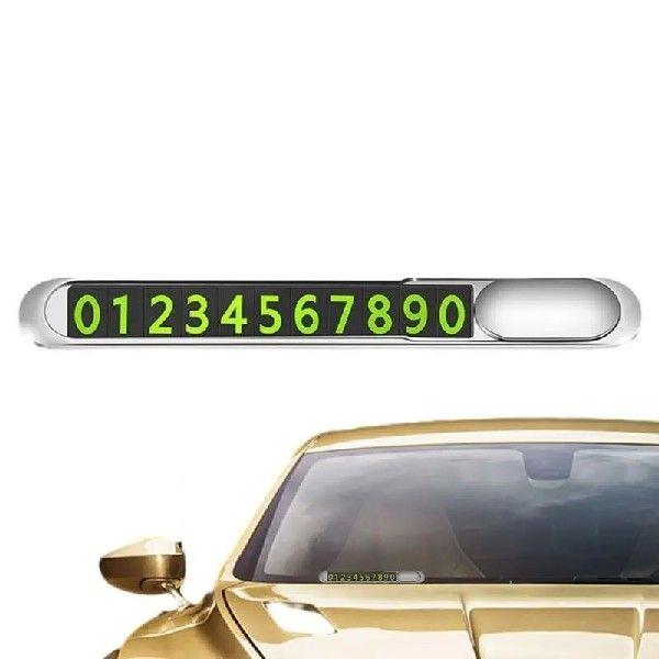Temporary Car Parking Sign Mounted Car Parking Card Slider