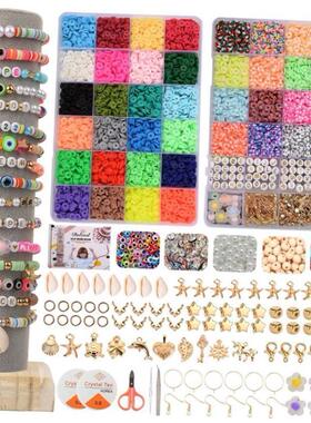 10000Pcs/Box 6mm Clay Bracelet Beads for Jewelry Making Kit