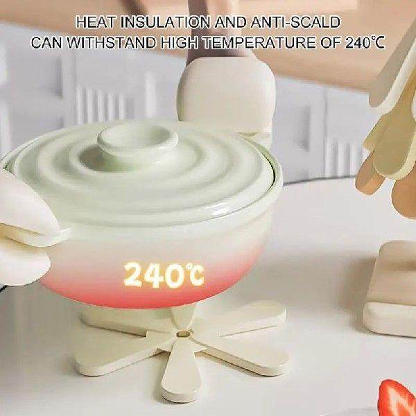 Silicone Trivet Portable Hot Trivets Table Mats Set