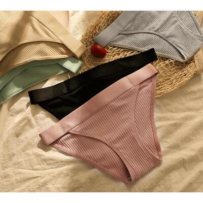 Thongs for Women Underwear Breathable Ladies Cotton Knickers