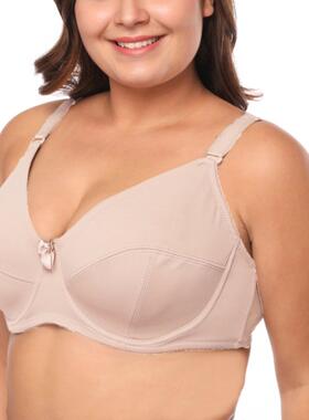 Women Underwire Plus Size Bras Full Coverage大码内衣女