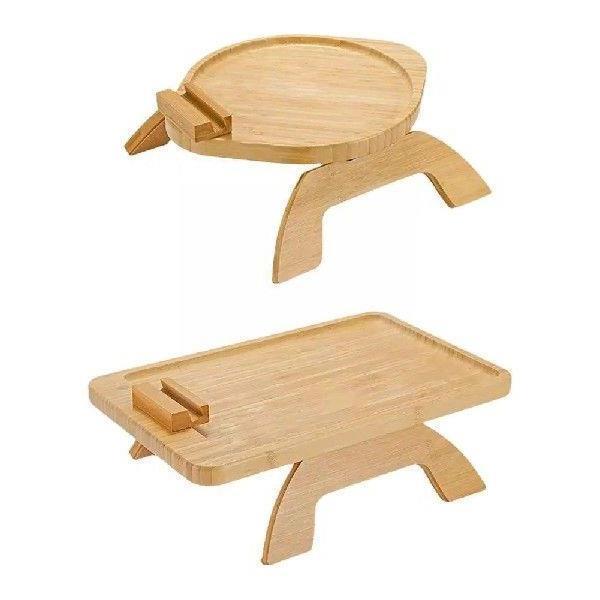 Practical Clip-On Sofa Arm Clip Tray Storage Table Home0