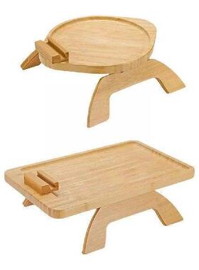 Practical Clip-On Sofa Arm Clip Tray Storage Table Home0