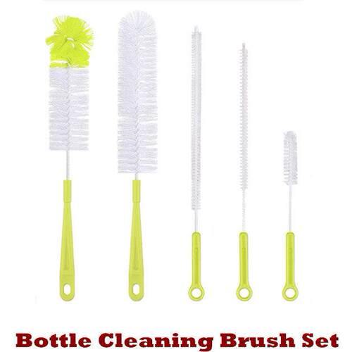 Bottle Cleaning Brush Set Cleaner Washing Narrow Neck