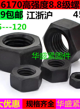 GB6170 8级六角螺母 螺帽M39M42M45M48M52M56M60M64M68M80M90M120