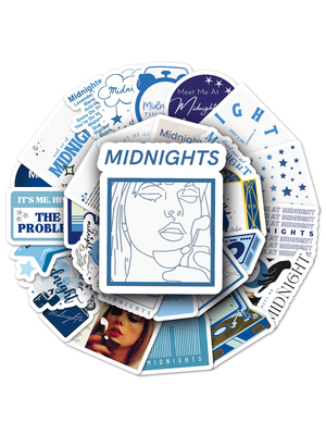 泰勒midnight专辑明星行李箱贴纸