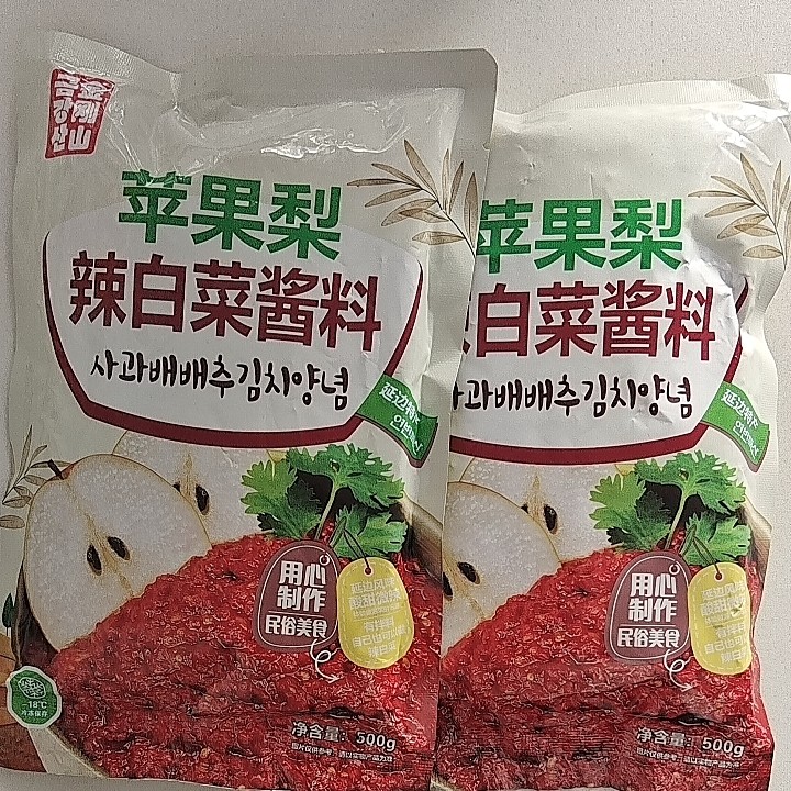 延边朝鲜族特产苹果梨辣白菜酱料拌料延边朝鲜族韩式白菜腌制专用,粮油调味/速食/干货/烘焙,酱类调料,淘宝优惠券,粉丝福利购,淘宝优惠卷