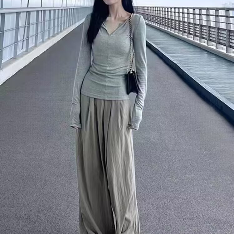 2025年新款秋季运动休闲长裤女辣妹套装夏装搭配一整套时尚小个子