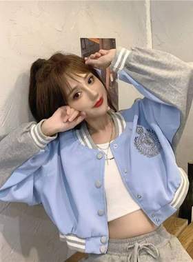 小个子棒球服夹克上衣初秋