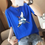 Tide, хлопковая летняя футболка с коротким рукавом, коллекция 2022, оверсайз, популярно в интернете, короткий рукав