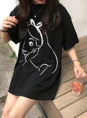ins酷女孩短袖网红夏季上衣