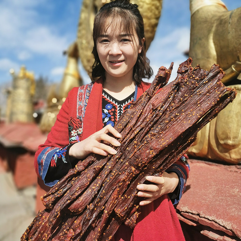 牦牛肉干正宗西藏特产手撕风干牦牛肉青海特产牛肉干高原耗牛肉干