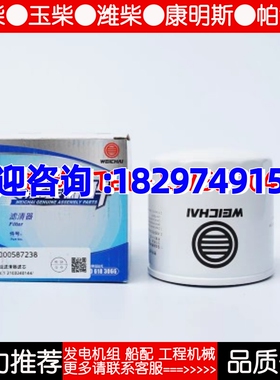1000587238A/JX1008A潍柴动力扬柴WP3.2发动机专用机油滤清器芯