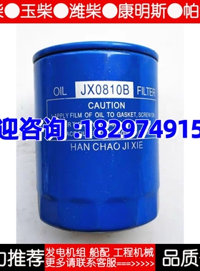 潍坊潍柴华丰K4100 4102 ZH4105 JX0810B机滤芯 机滤灌