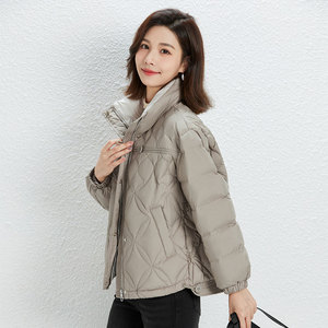 2024新款立领洋气时尚羽绒服女个性百搭休闲保暖宽松外套