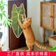 剑麻猫抓板绿色耐抓耐磨猫玩具随处可贴猫咪挂墙贴墙磨爪