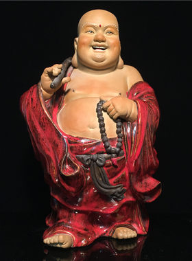 石湾公仔陶瓷风水招财乔迁弥勒佛